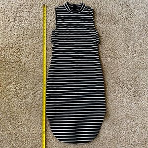 Romeo & Juliet Couture Dresses Romeo & Juliet Cutout Dress Mock Neck Striped